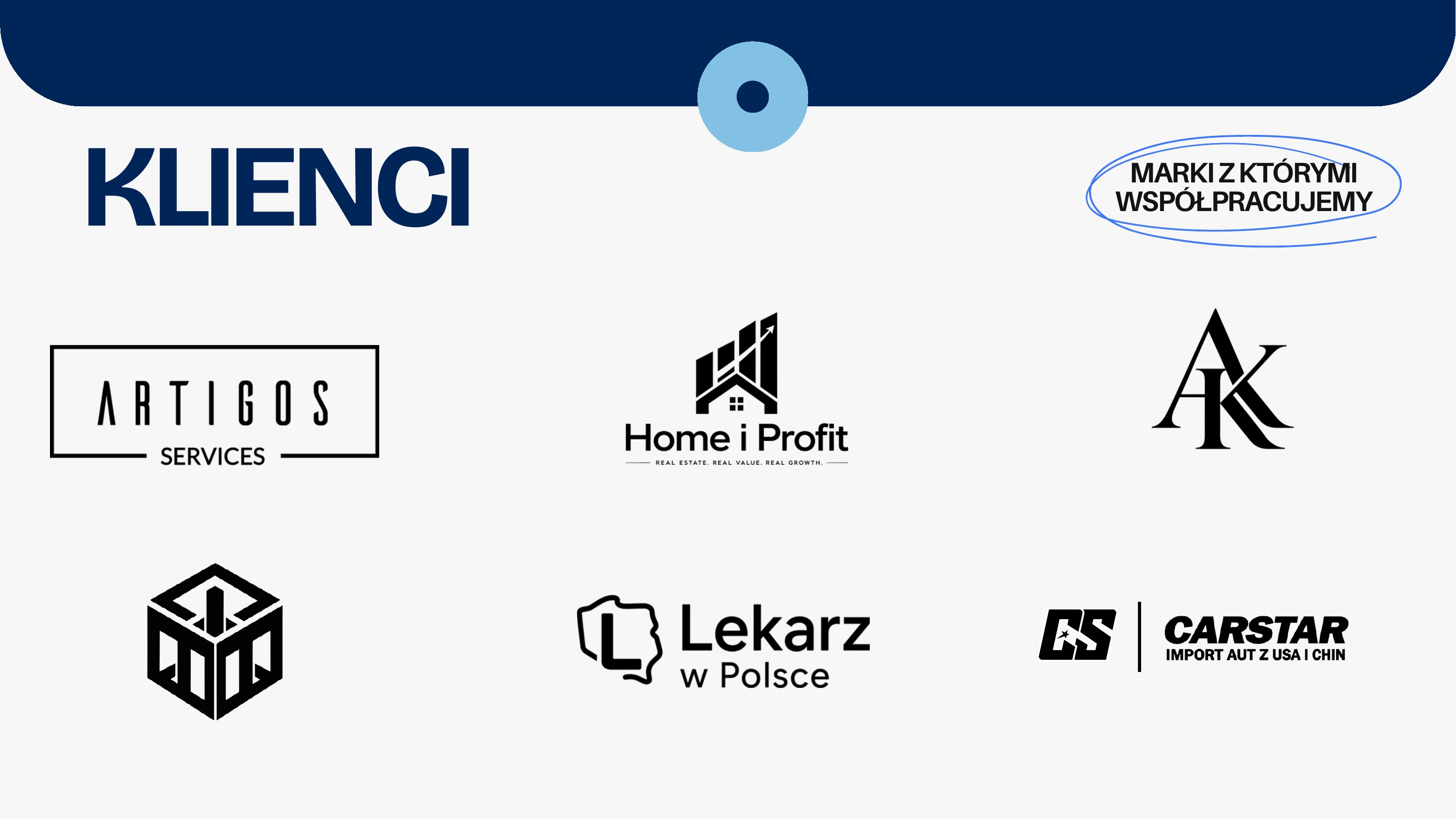 Klienci – Marki, z którymi współpracujemy, portfolio Klientoteka